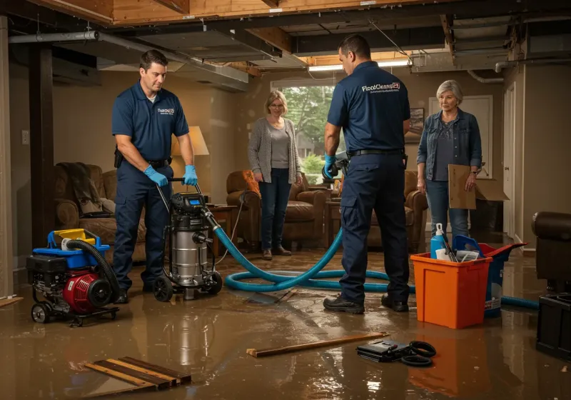 Basement Water Extraction and Removal Techniques process in New Sharon, ME